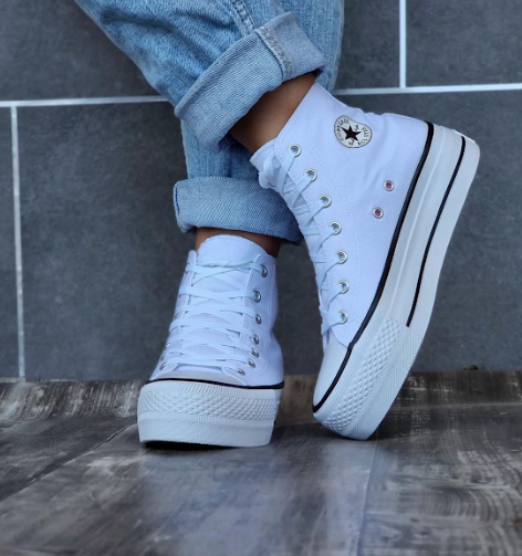 Converse Tela Blanca