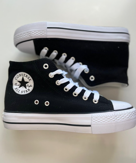 Converse Tela Negra