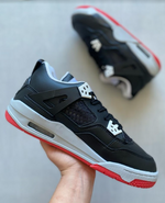 Jordan 4 LOW Negras