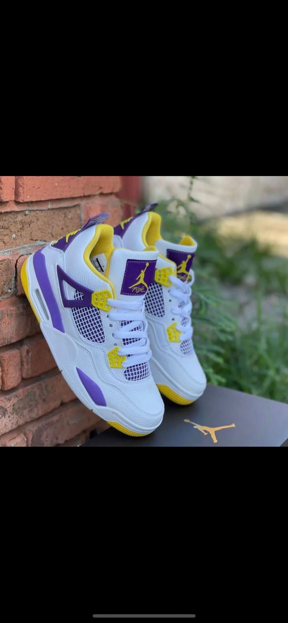 Jordan 4 Los Angeles Lakers