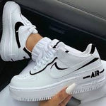 Nike Air Force 1 SHADOW Blancas y negras